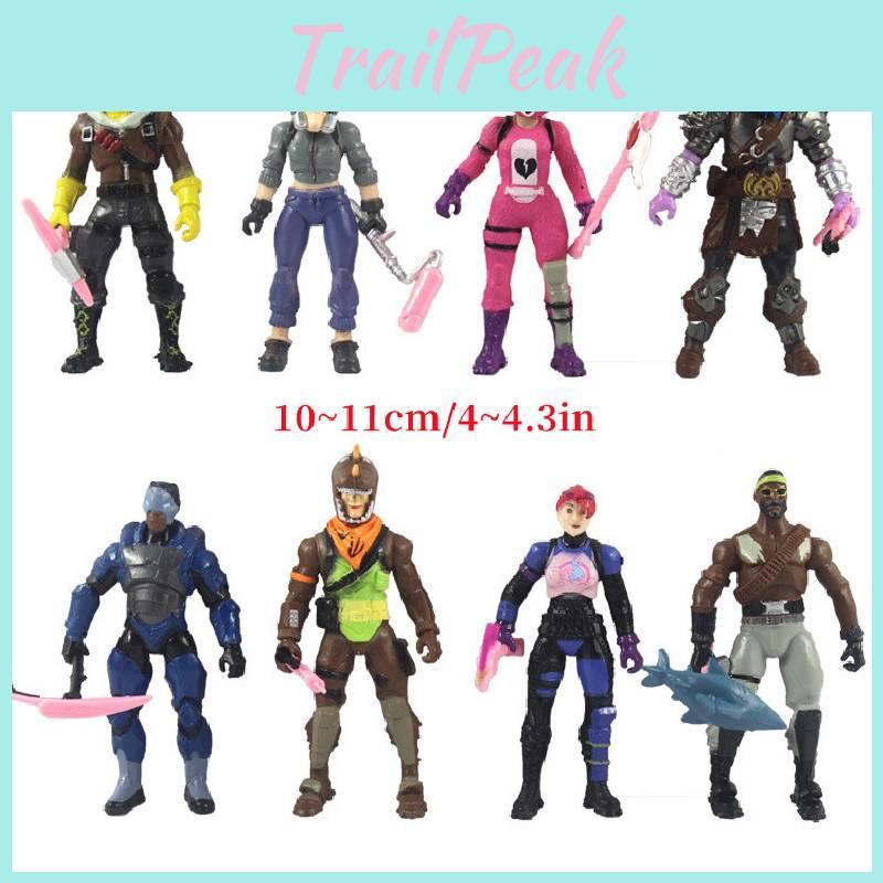 פורטנייט 8 יחידות דמות בובה חמושה מתנה לילדים קישוטי עוגה ליום הולדת חג המולד