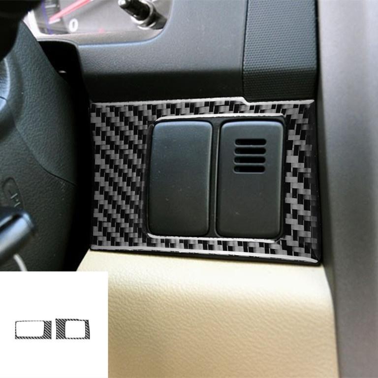 Carbon Fiber For LHD/RHD Honda CRV 2007-2011 Gears Shift Panel Center Decorative Trim Stickers Cars Car-styling