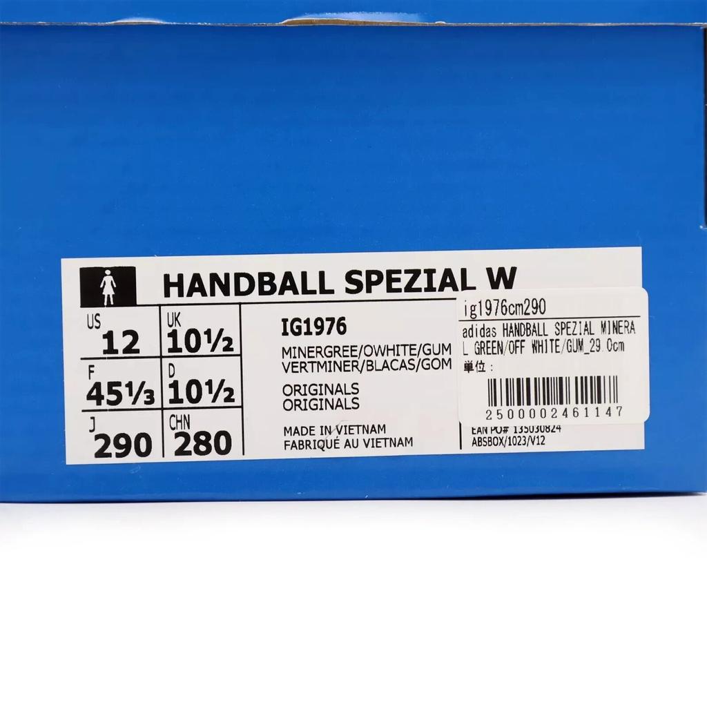 IG1976 Adidas Originals Handball Spezial Mineral Green Off White Gum (Women's)