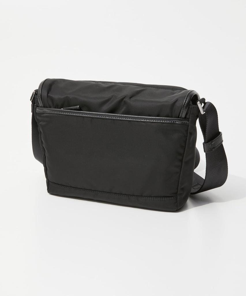 Prada Shoulder 2DMG Men's Bag, 2VD066, RE-NYLON, NERO.