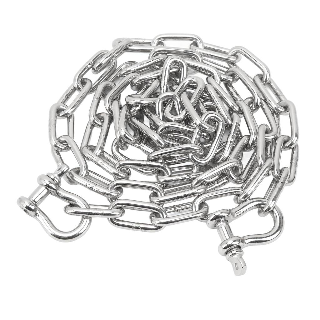 Boat Anchor Chain 2 Meters Long Easy to Install and Connect 316 Stainless Steel