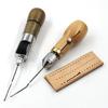 1set Leather Hand Sewing Awl Tool-hand Quilting Tool- DIY Leather Edge Stitching Repairing Tool, Leathercraft Manual Sewing Tool