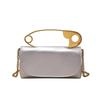 Metal Pin Design Women Crossbody Bags Fashion Pu Leather Female Purses And Handbags Chian Sling Bag Ladies Clutch Bag Bolsa