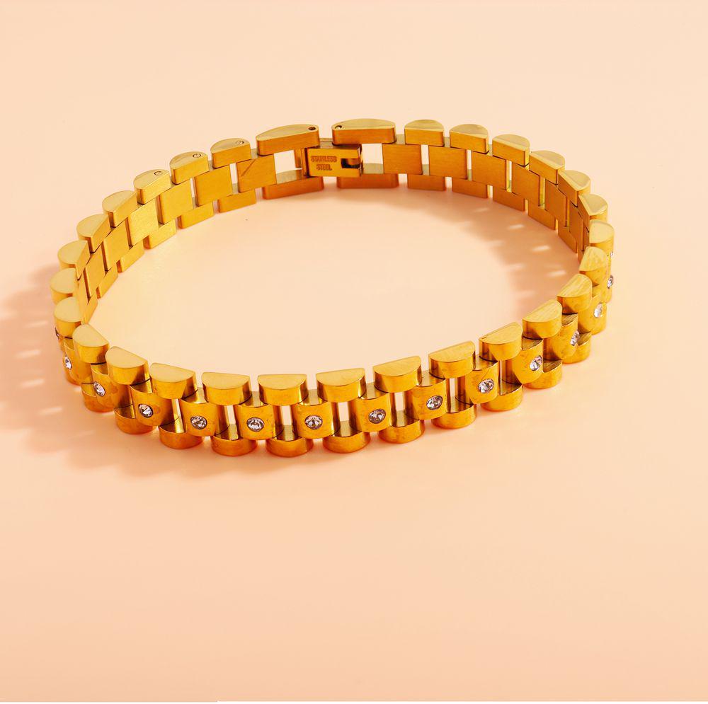 Luxury Titanium Steel Watch Band: Elegant Unisex Bracelet for Men and Women