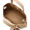 DakS Beige Cowhide Flower Punching Tote Bag S Dcba6e575i2