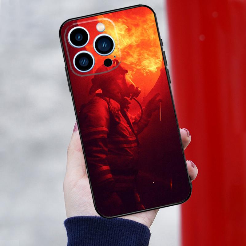 Firefighter Heroes Phone Case For iPhone 15 16 Pro Max 12 13 Mini 11 14 Pro Max XR 16 15 Plus 16e Back Cover