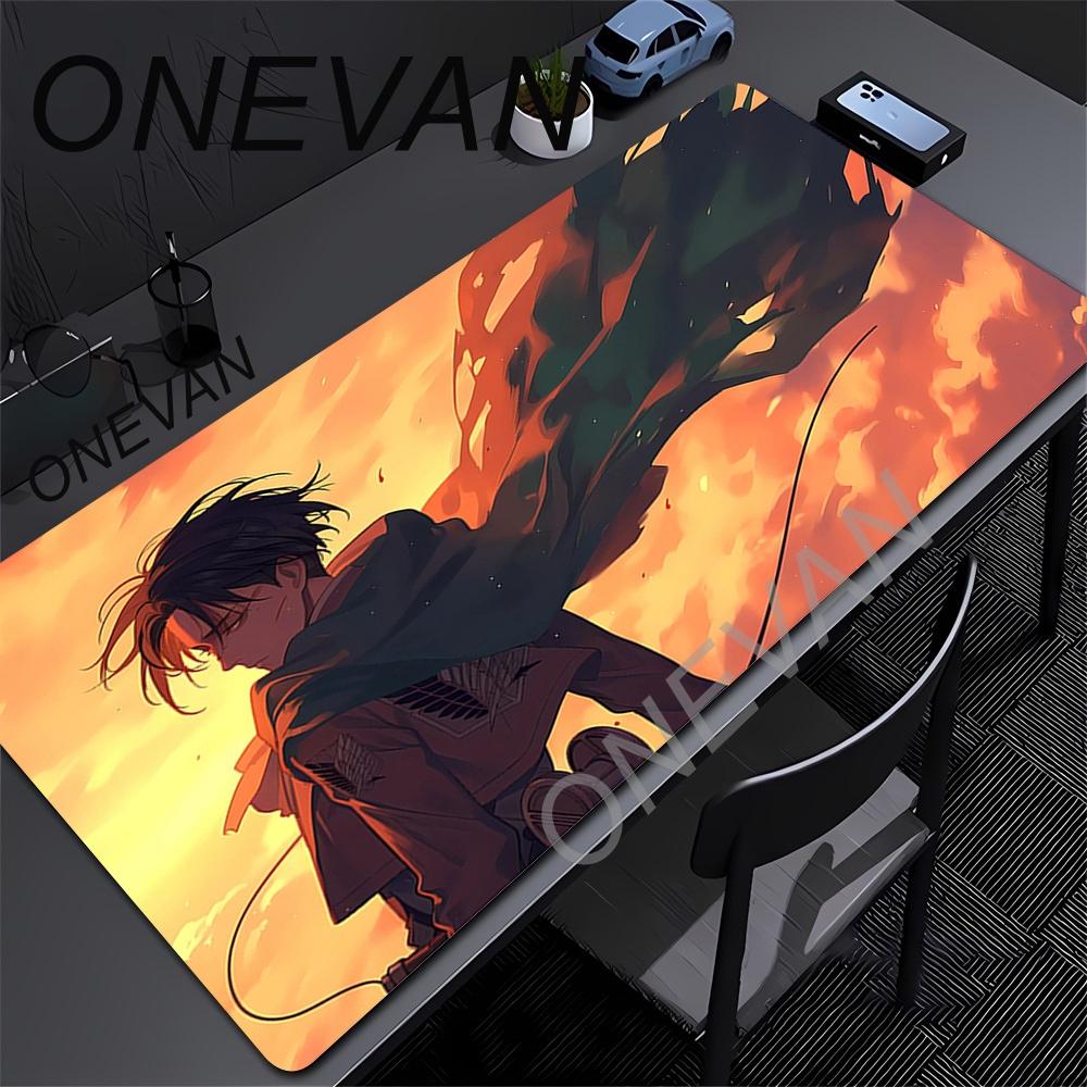 Útok Titánů Anime Velká Podložka pod Myš s Zámkovým Okrajem Počítačová Podložka pod Myš XXL S Herní Podložka pod Myš Herní Podložka pro Notebook Klávesnici Podložky pod Myš Koberec