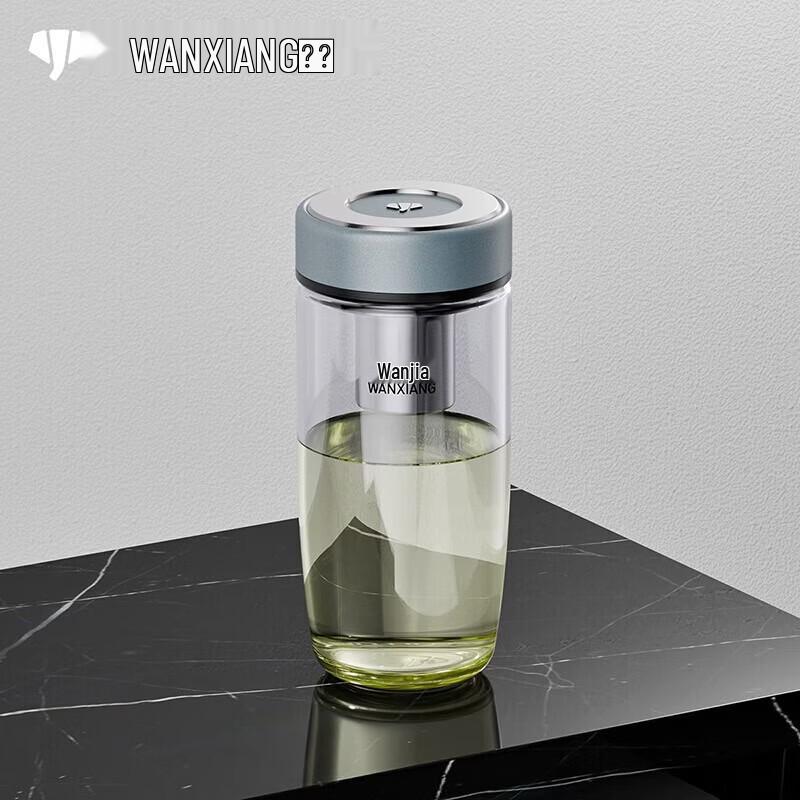 Wanxiang Single-Layer Glass Water Bottle with Lid