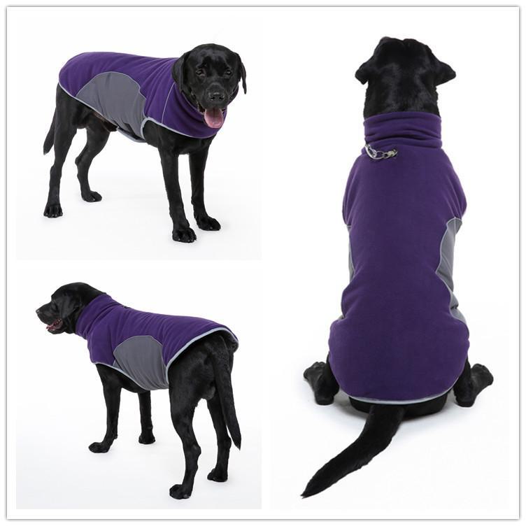 Meiqi Reflective Winter Jacket for Large Dogs - Pet Coat for Shiba Inu & Golden Retriever