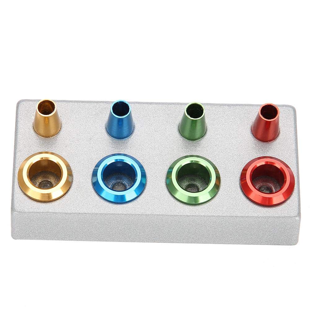 Zjchao Watch Oil Injector Kit, Oil Cup and Pen Kit, Professional Grade Watch Oil Injector Kit, Set of 4 Oil Cups and 4 Oil Pens, Watchmaker Repair Too