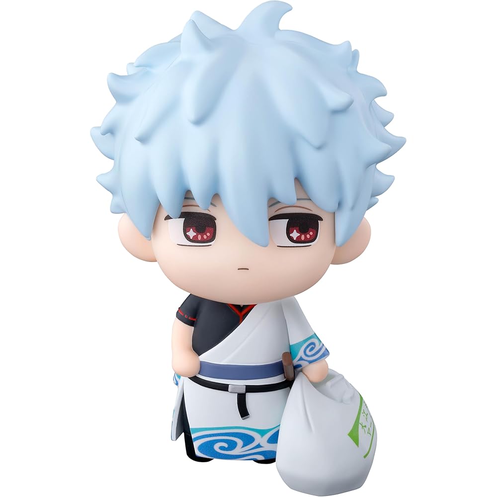 Rowtashii Noise Gintama Sakata Gintoki 105mm PVC ABS Painted Action Figure Collectible Toy