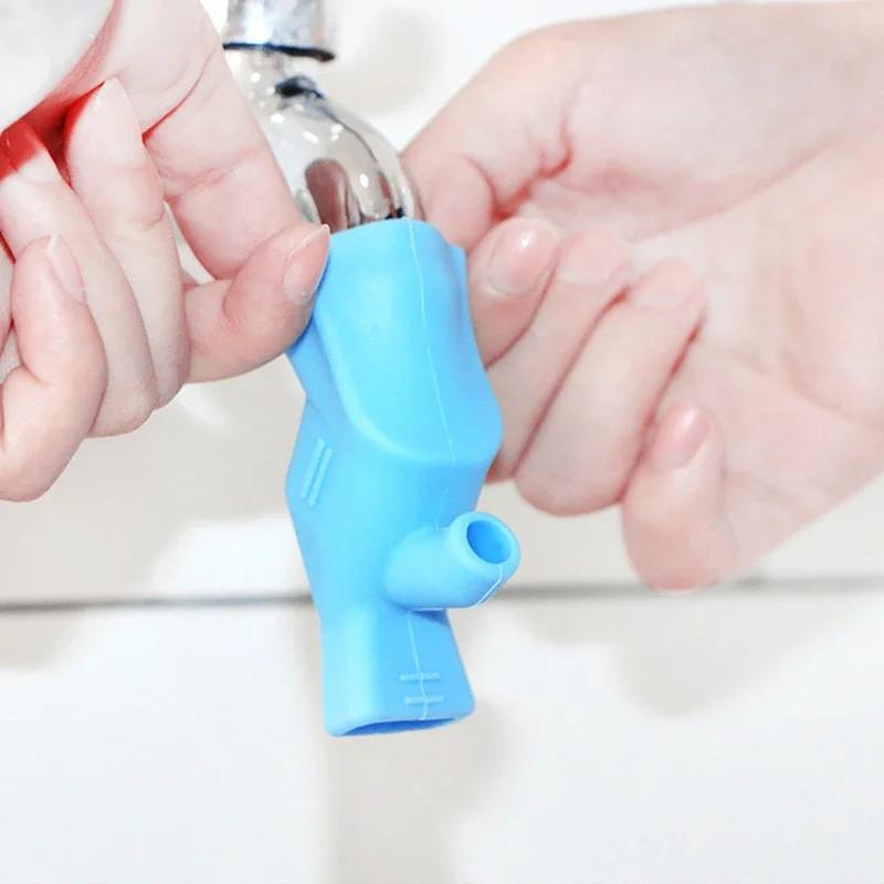 Universal Faucet Extender Silicone Water Tap Extension Kids Wash Device Bathroom Kitchen Sink Guide Faucet Guide Faucet Extender
