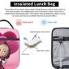 Charming Comic M-Masha Plus Bear Heat-keeping Meal Tote High Capacity Lunch Container Thermal Bag Tote Lunch Box Beach  Open-air