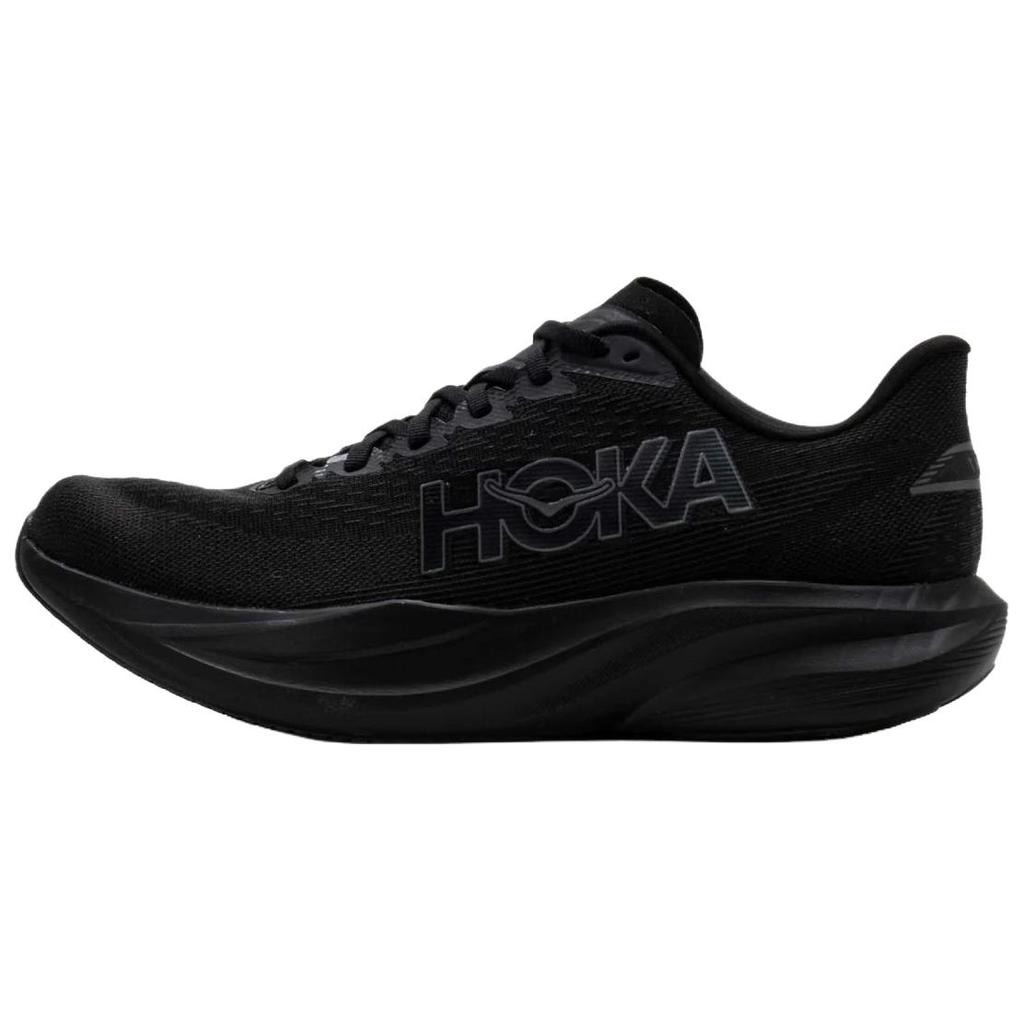 HOKA ONE ONE MACH 7 Abrasion Resistant Breathable Support Running Shoes Women's Black 1171938-BBLC
