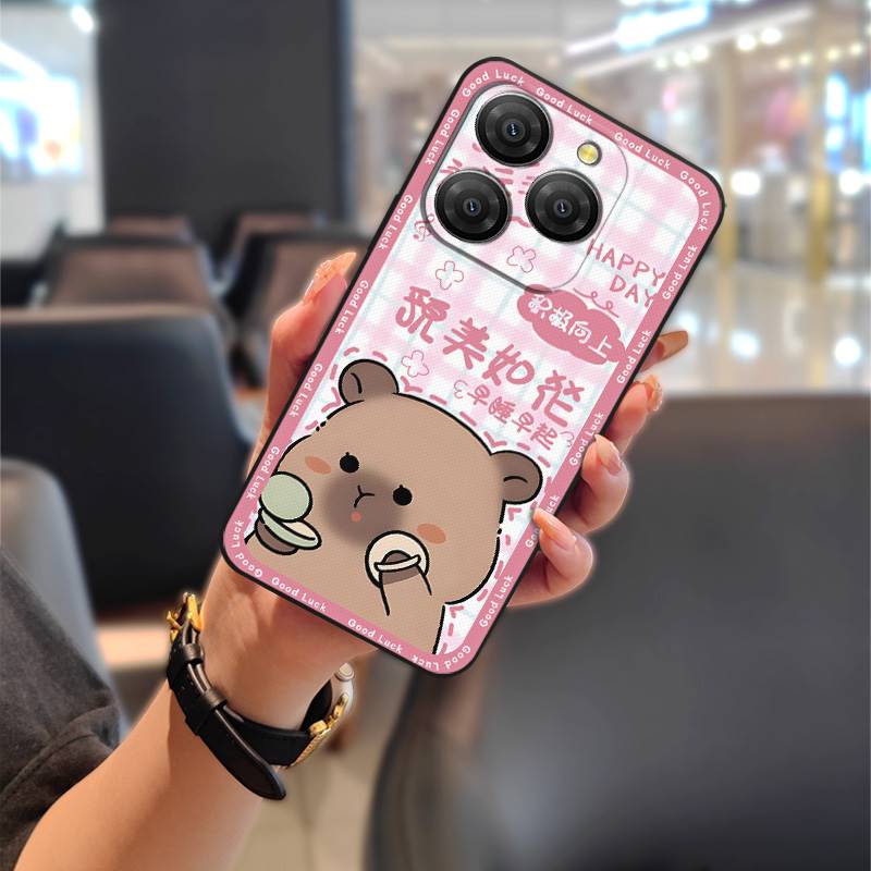 Graffiti Couple Phone Case For Blackview Shark9 5G Anti-dust Protective Cute Fashion Design Full wrap TPU Dirt-resistant