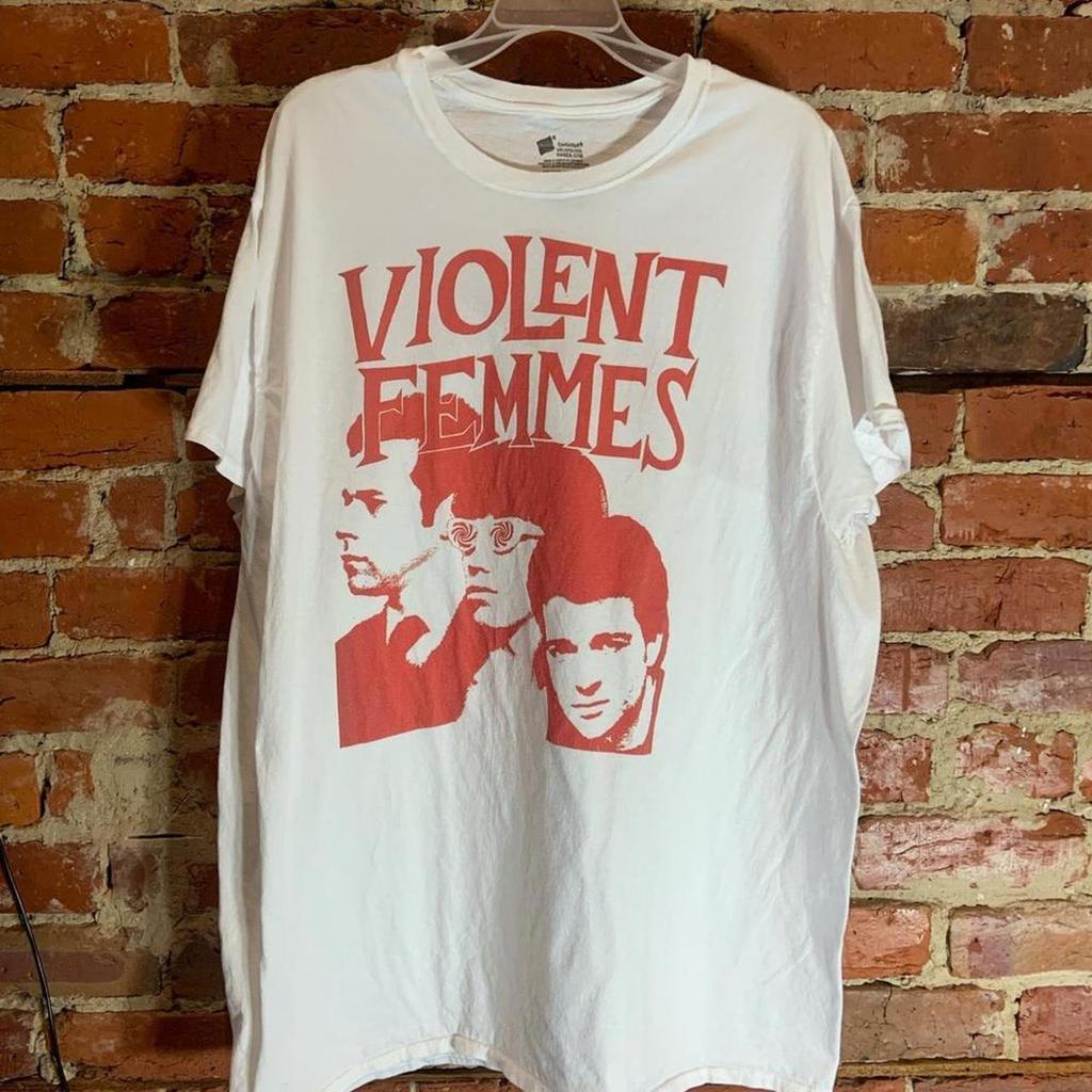 26 Violent Femmes Band weißes kurzärmeliges Unisex-T-Shirt klassisch NH13440 Unisex-T-Shirt