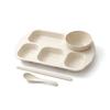 with Bowl and Tableware Fat-Loss Meal Plate Microwave-safe Divided Food Plate  Canteen