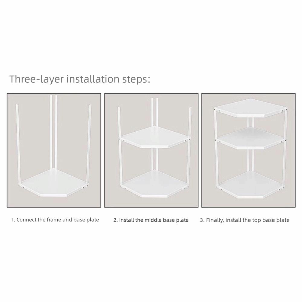 2/3 Tier Corner Pot Storage Rack Space Saving Pots and Pans Organizer  Kitchen