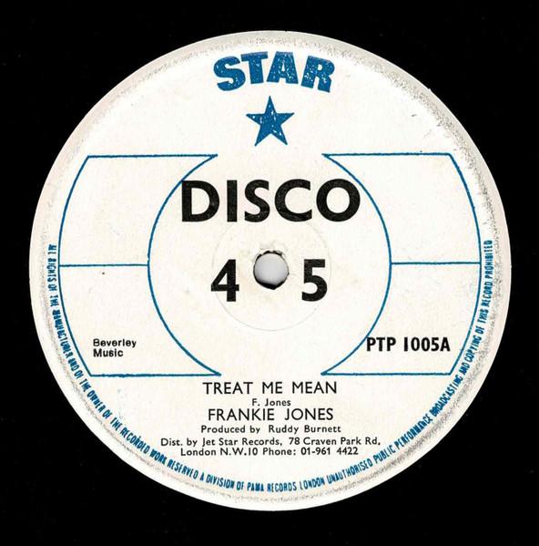 

12inch Record FRANKIE JONES Treat Me Mean PTP1005 Star UK Reggae Ska Dub Used