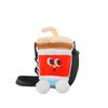 Fun cute cartoon fries burger bag girl versatile small satchel creative portable messenger change bag