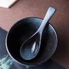 Ceramic Japanese Soup & Rice Spoon - Cute, Creative Teaspoon for Tableware and Cooking.