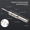 Aug. MMP25 3D Light Edge Finder CNC Machining Center Sub-Center Rod Detection Sensor Glowing Sound High Precision 0.001