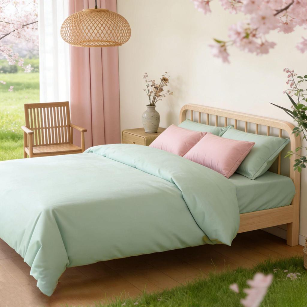 Custom Disposable Four-Piece Bedding Set for Hotels & B&Bs