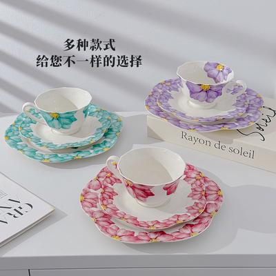 Hochwertige Exquisite Nachmittagstassen, Hochwertige Retro Keramik Kaffeetassen Mit Untertassen, Design-Gefühl, Nischen-Mädchenfest