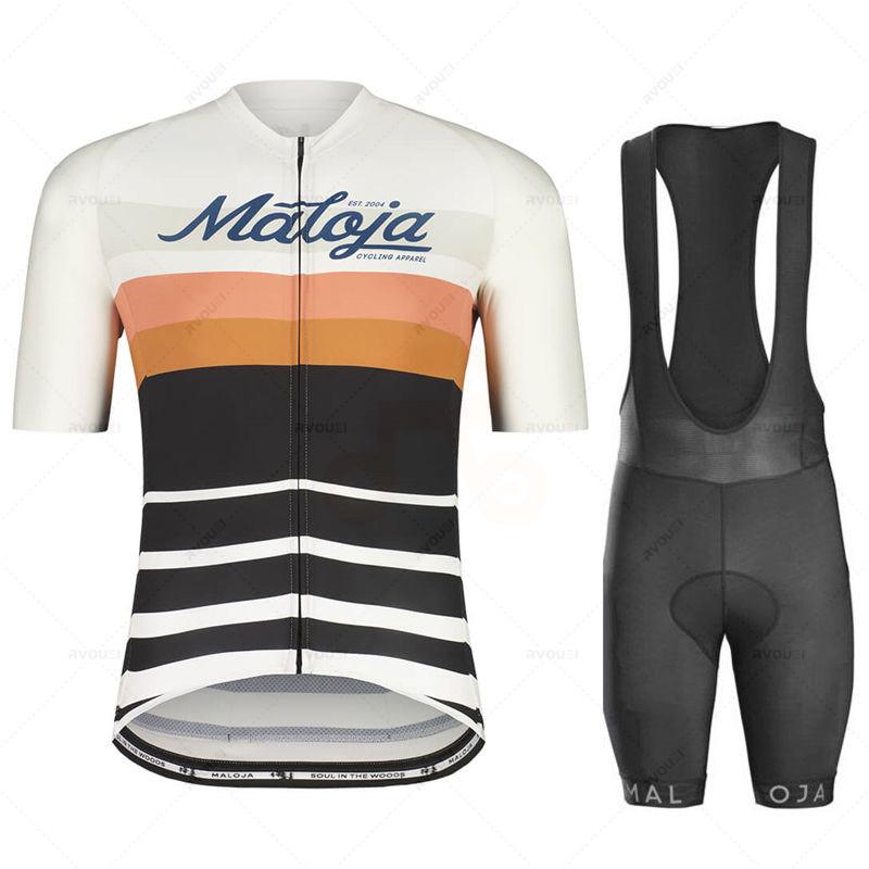 

Maloja Cycling Clothes for Men, Cycling Jersey, Short Sleeve, Summer Clothing, Road Bike Sets, Rainbow Team, 2026 S