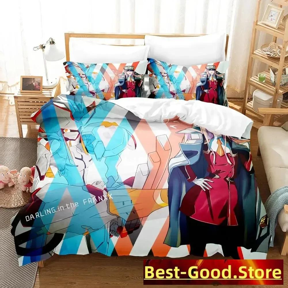 Kawaii  Bedding Set Single Twin Full Queen King Size Bed Set Aldult Kid Bedroom Duvetcover Sets Anime