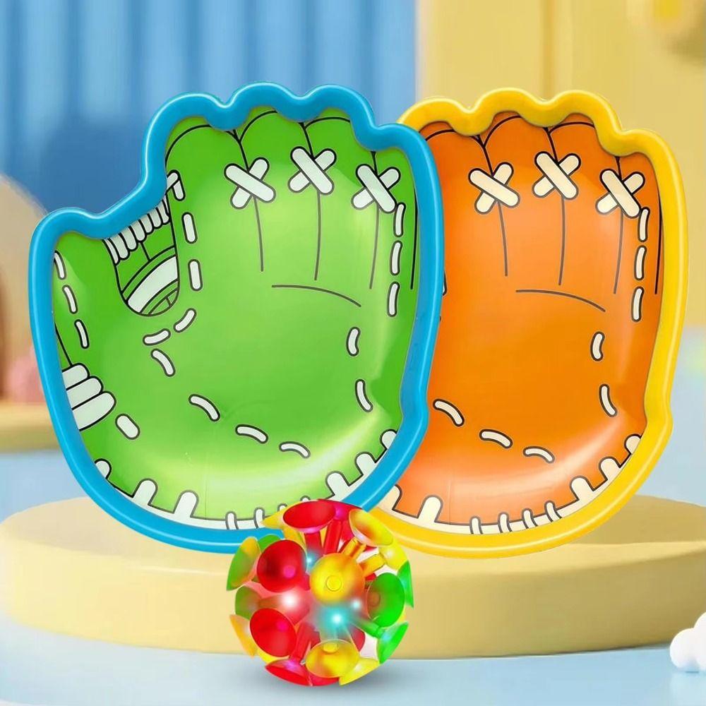 Catch Ball Toss Catch Game Set Light-Up Ball Sticky Ball Catch Game  Boys Girls Play