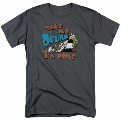 Hagar le Terrible Ramène-moi à la maison T-shirt Homme Sous Licence Bande Dessinée Charbon