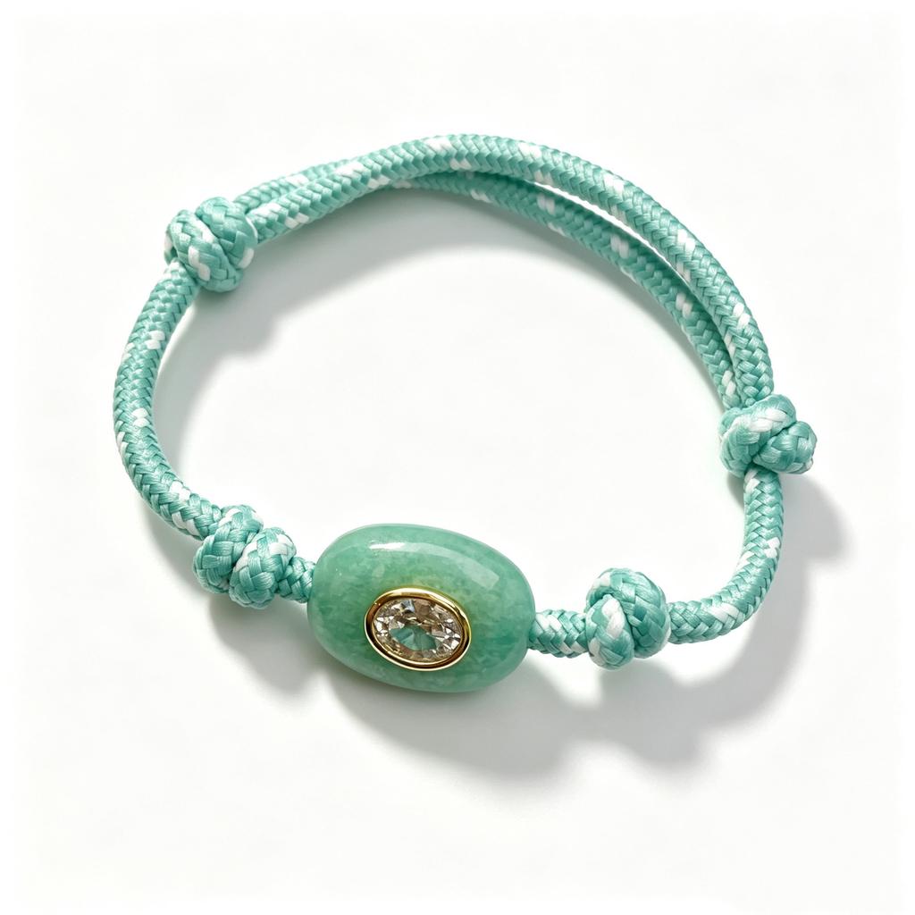 Trendy New Arrival Colorful Natural Stone Eye of the Devil Woven Bracelet Vintage 4mm Oval Adjustable Handwoven Bracelet Jewelry