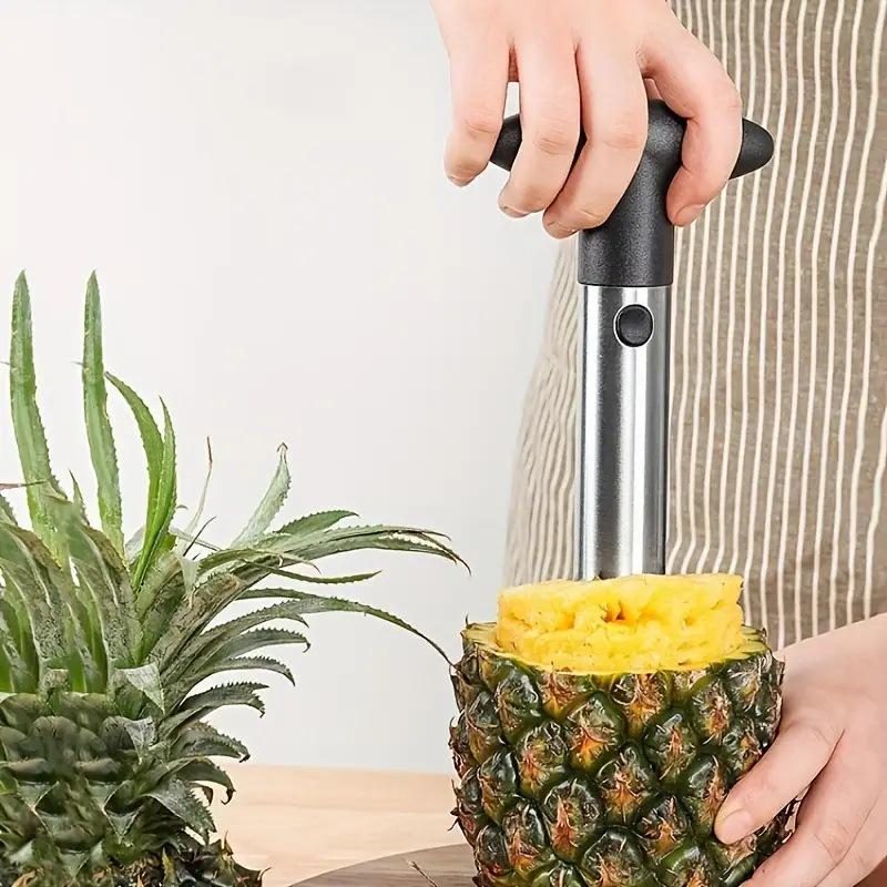 Stainless Steel Pineapple Corer and Peeler with Plastic Handle