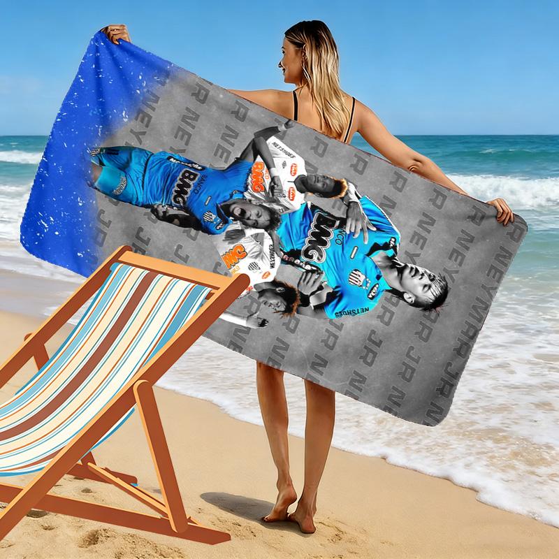 Dynamic Soccer Action beach towel soft beach quick-drying swim towel swim seaside beach towel Fashion printing beach