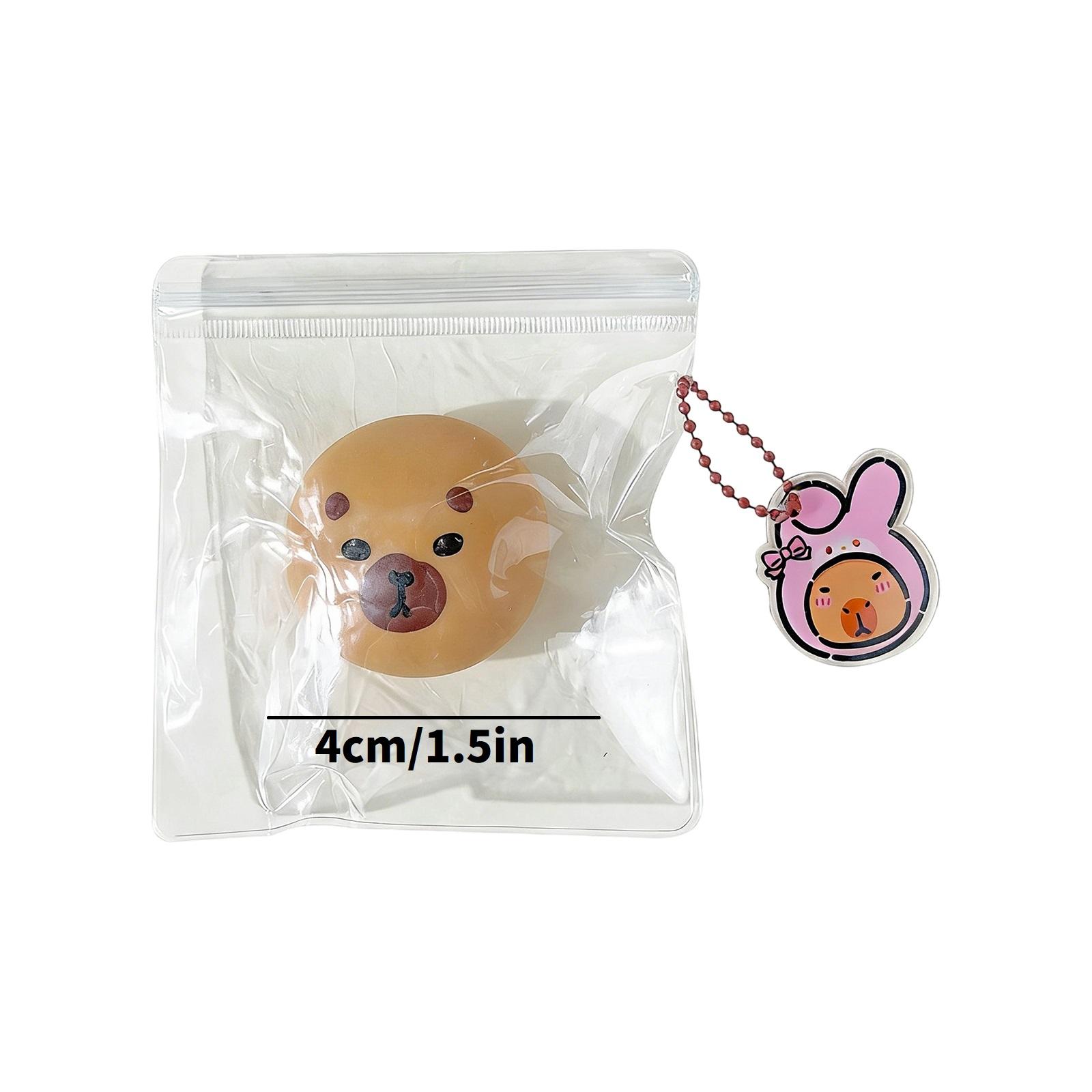

Squishy Animal Stress Relief Toy Soft Squeeze Keychain Slow Rising Foam Toy for Sensory Play and Relaxation One Size