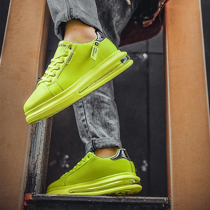 Fashion Brand Sneakers For Men Casual Shoes New Soft Comfortable Pu Leather Shoes Breathable Flats Shoes For Man Tenis Masculino