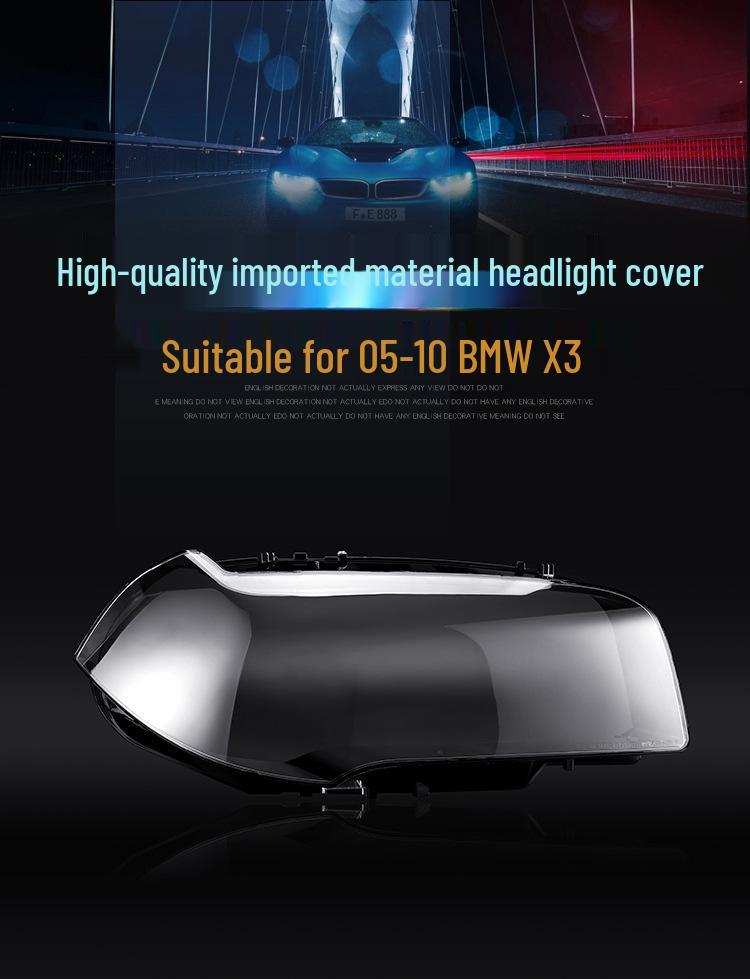 Headlight Lens Cover for 06-10 BMW X3 E83