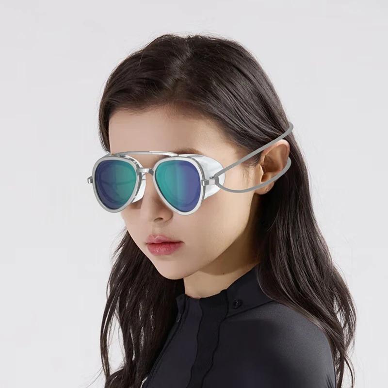 Vollsicht Anti-Beschlag Schwimmbrille Professionelle Vollwinkel Anti Für Erwachsene Anti-Beschlag UV-Schutz Schwimmbrille mit Verstellbarem Band HD Schwimmbrille