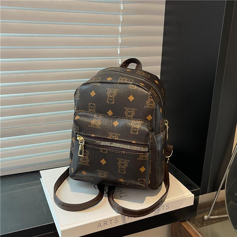 New Fashion Trend Casual Versatile Backpack Beautiful Commuter Student School Bag Ladies Bag