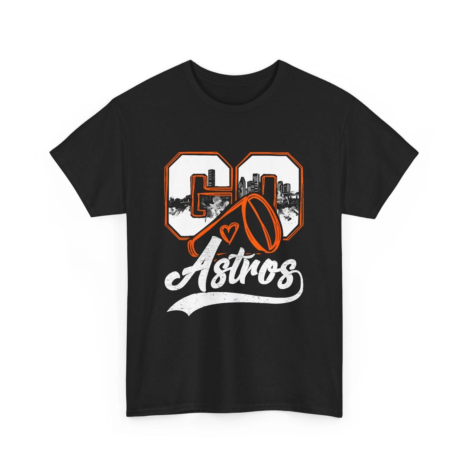 Go Cheer Astros Name Athletic Sports Gift Men Women Boy Girl T-Shirt L