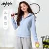 MJ STYLE Women's Fleece-Lined Hooded Jacket