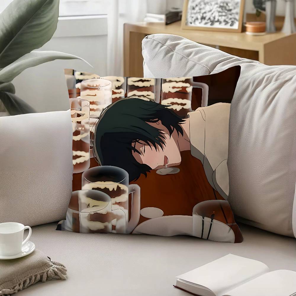 Anime Himeno Throw Pillow Covers Pattern Cushion Cover Suitable For Sofa Bedroom Car Pillow Cover