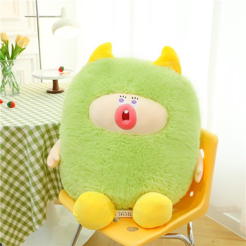 

Креативная длинноволосая кукла-монстрик, плюшевая игрушка, уродливая милая большая кукла, кукла-девочка, подушка для сна, подарок на день рождения 45cm【0.81kg】