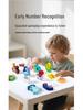 Cognitive Development Wooden Toys: Creative Number Matching Blocks for Early Education and Intellectual Growth