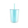 Large Capacity Double-layer Straw Cup Leakproof Milk Tea Cup Drinking Bottle  Children Adult