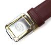 Pristine Cartier belt Santos Logo Buckle Leather Bordeaux leather mens Used