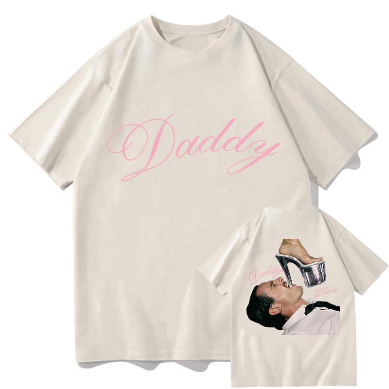 Ashnikko Victoria DADDY 2025 Hip Hop Novelty T-Shirt Pure Cotton TShirt Short Sleeve Summer Men Women Aesthetic Tops Tee Clothes
