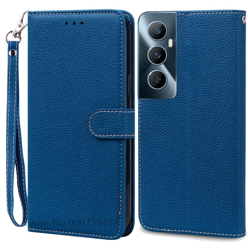 Per Realme C65 Custodia Portafoglio in Pelle con Patta Custodia per Telefono Per Realme C65 4G Coque Fundas Per Oppo Realme C65 Custodia per Telefono