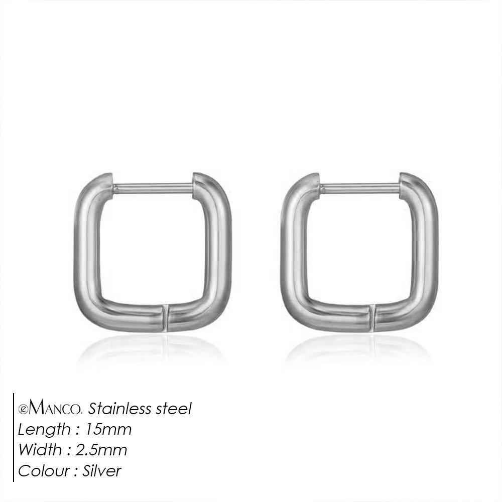 

eManco Современные многоугольные серьги: Шикарные каффы в европейском и американском стиле, простой и роскошный дизайн